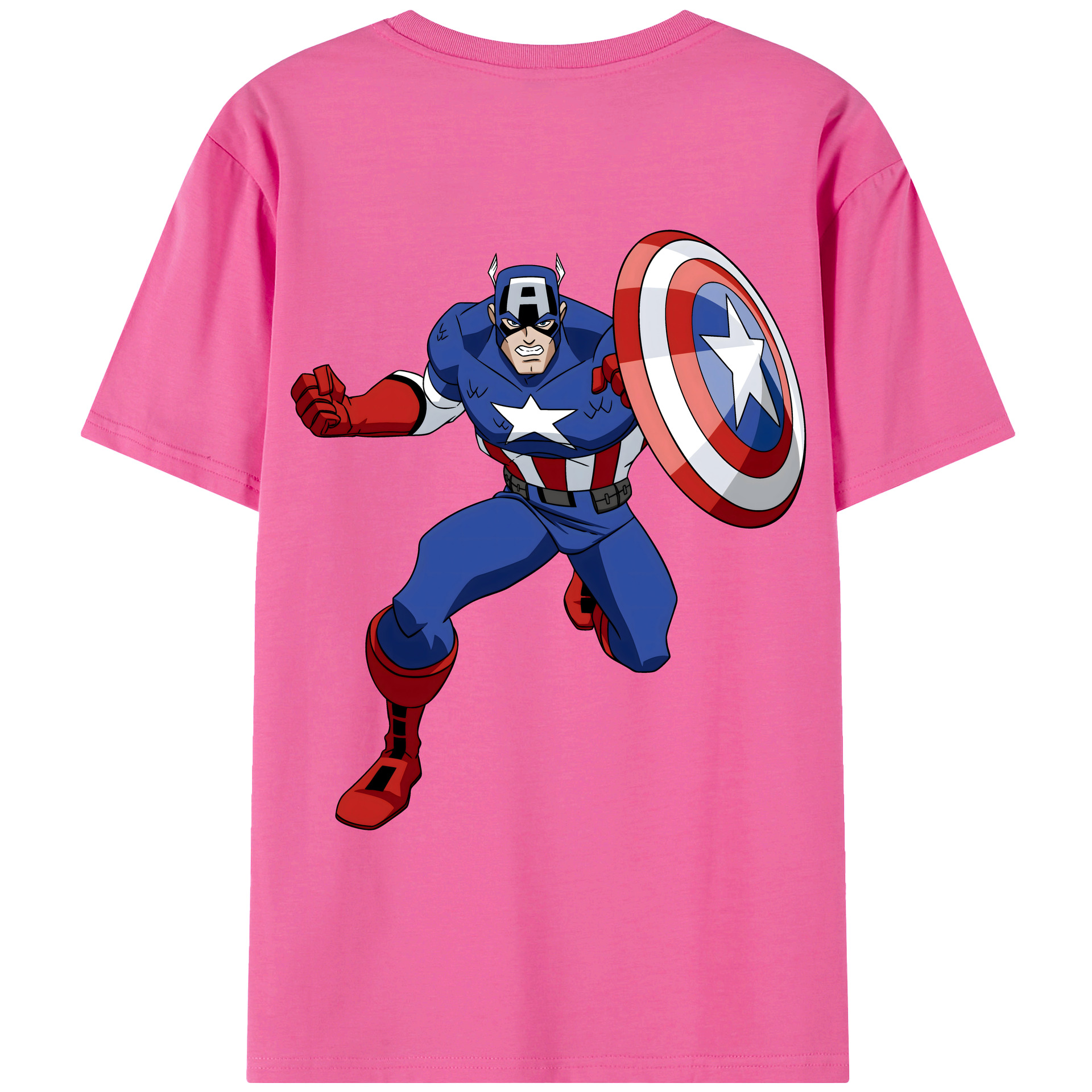 （画像用） アベンジャーズ The Avengers レディース半袖Tシャツ(バックプリント)